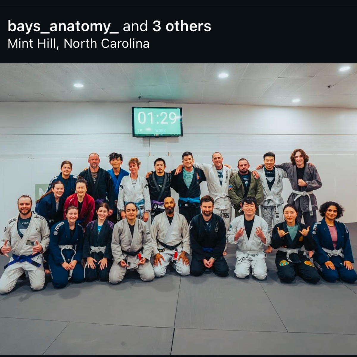 Mint Hill BJJ team group photo, 2024